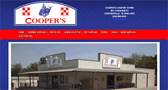 Desktop Screenshot of cooperscountrystore.com